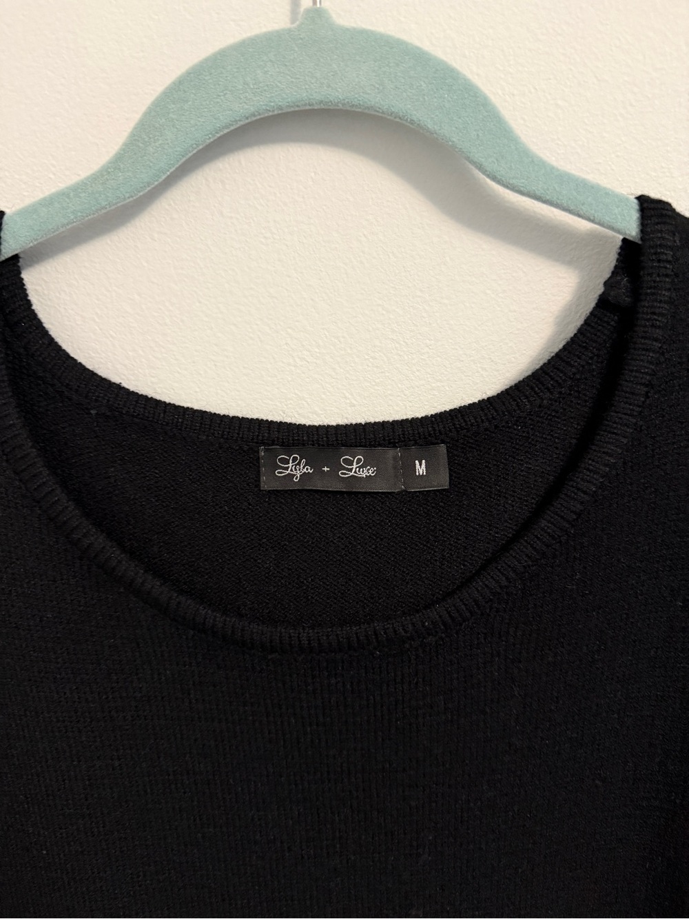 Classic Black Long Sleeve Pocket Dress - Picture 4 of 5